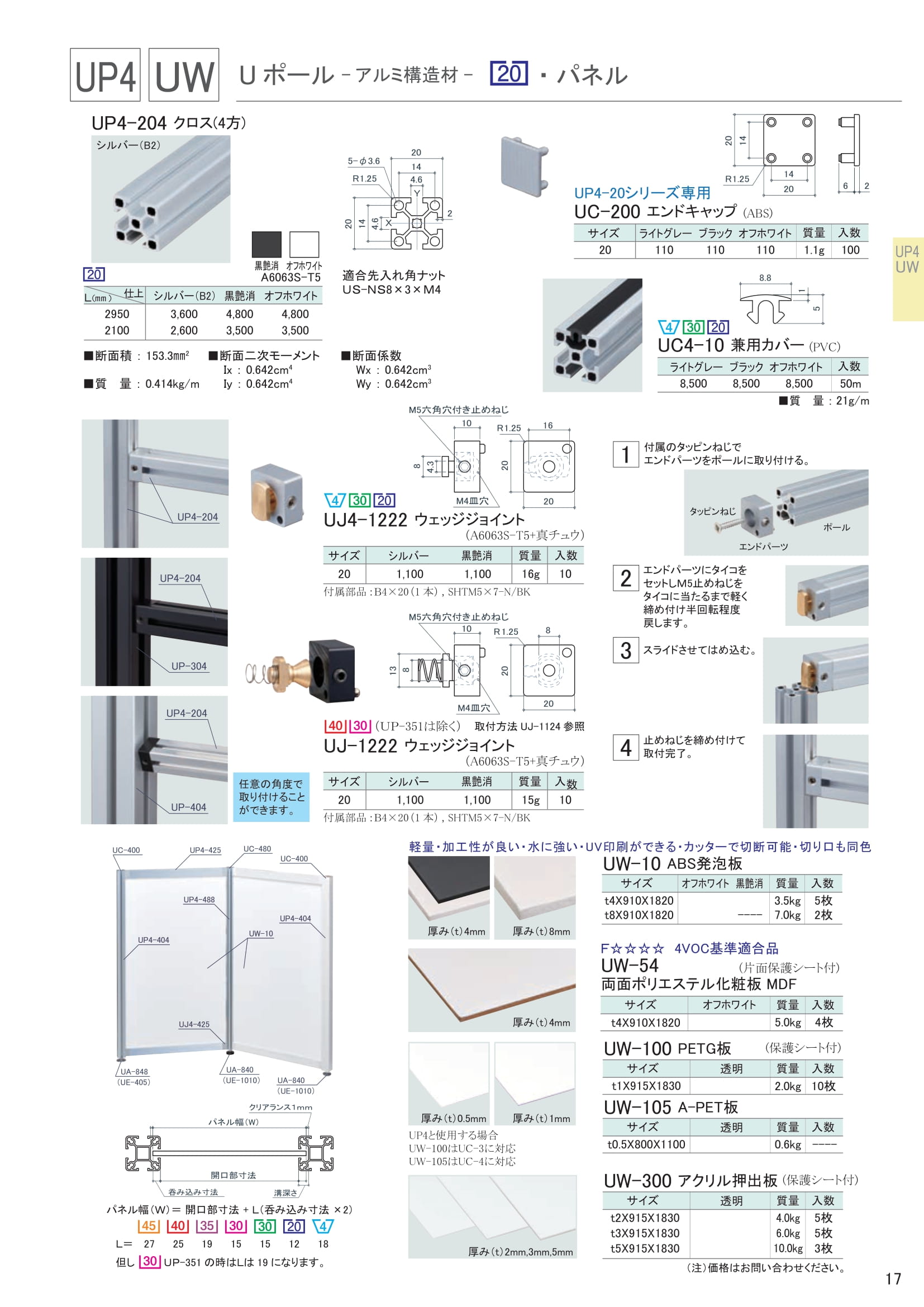 Uポール, パネル｜｜株式会社シロクマ